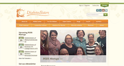 Desktop Screenshot of diabetessisters.org